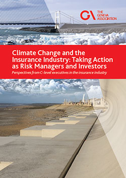 Climate change and the insurance industry report cover