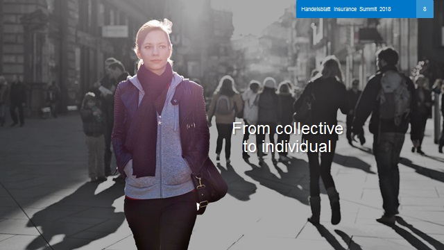 Woman alone in a crowd