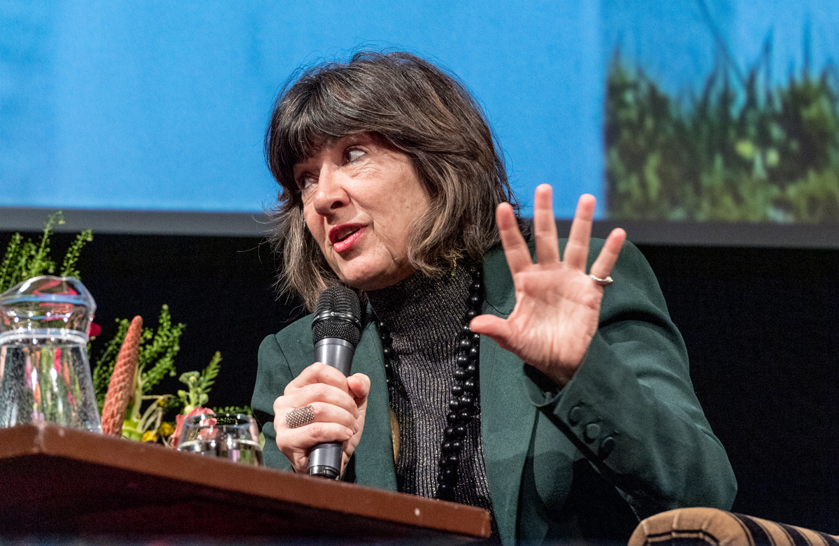 Christiane Amanpour on stage