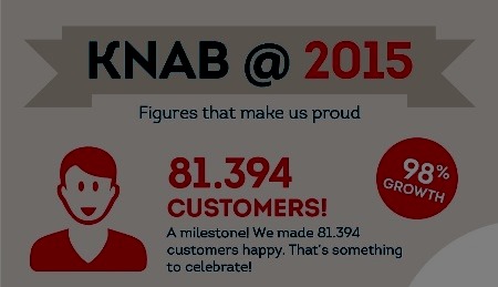 Infographic of Knab's 2015 performance