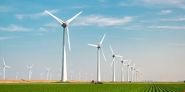 wind turbines