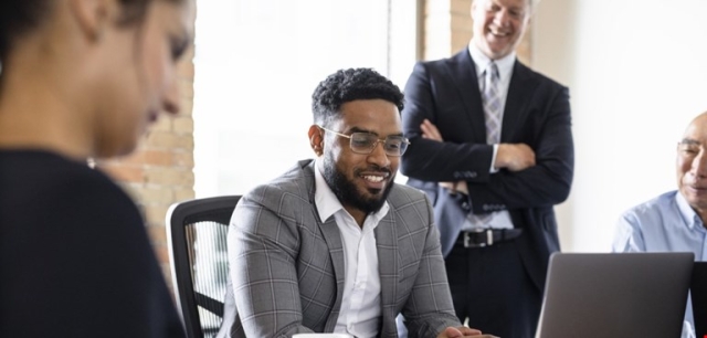 people in a meeting