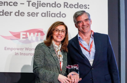 Tomás Alfaro, CEO of Aegon Spain, at EWI Awards